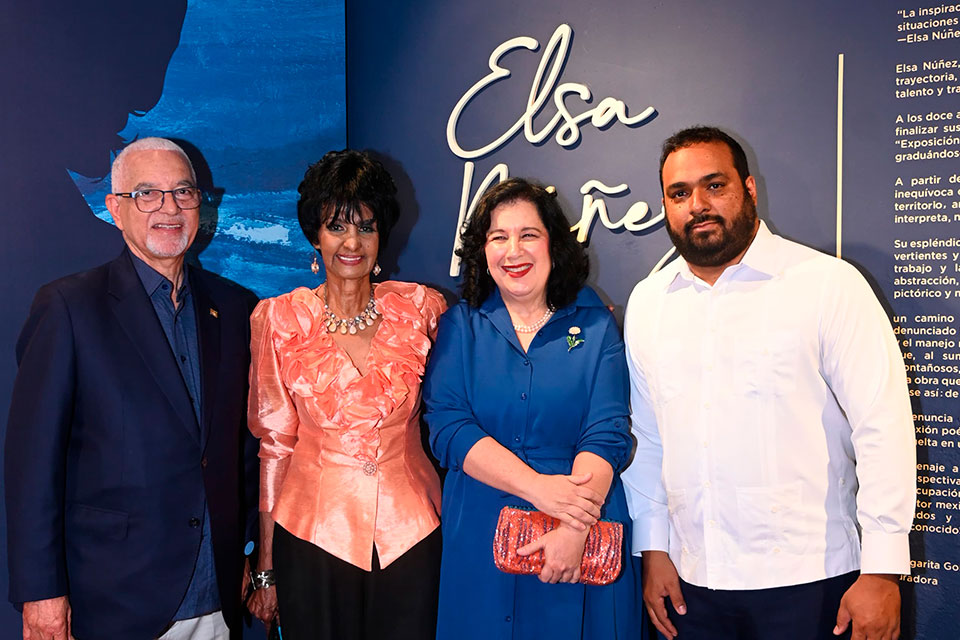 Centro Cultural Banreservas expone 29 obras de “Elsa Núñez. Homenaje a la madre tierra”